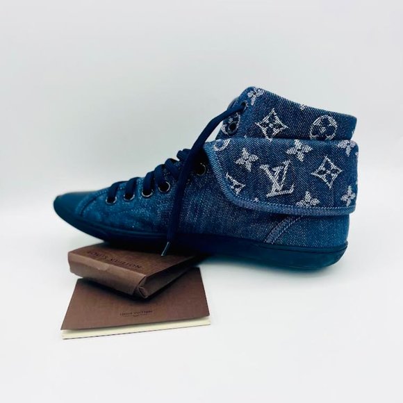 Louis Vuitton denim brae sneaker boots - Picture 5 of 5